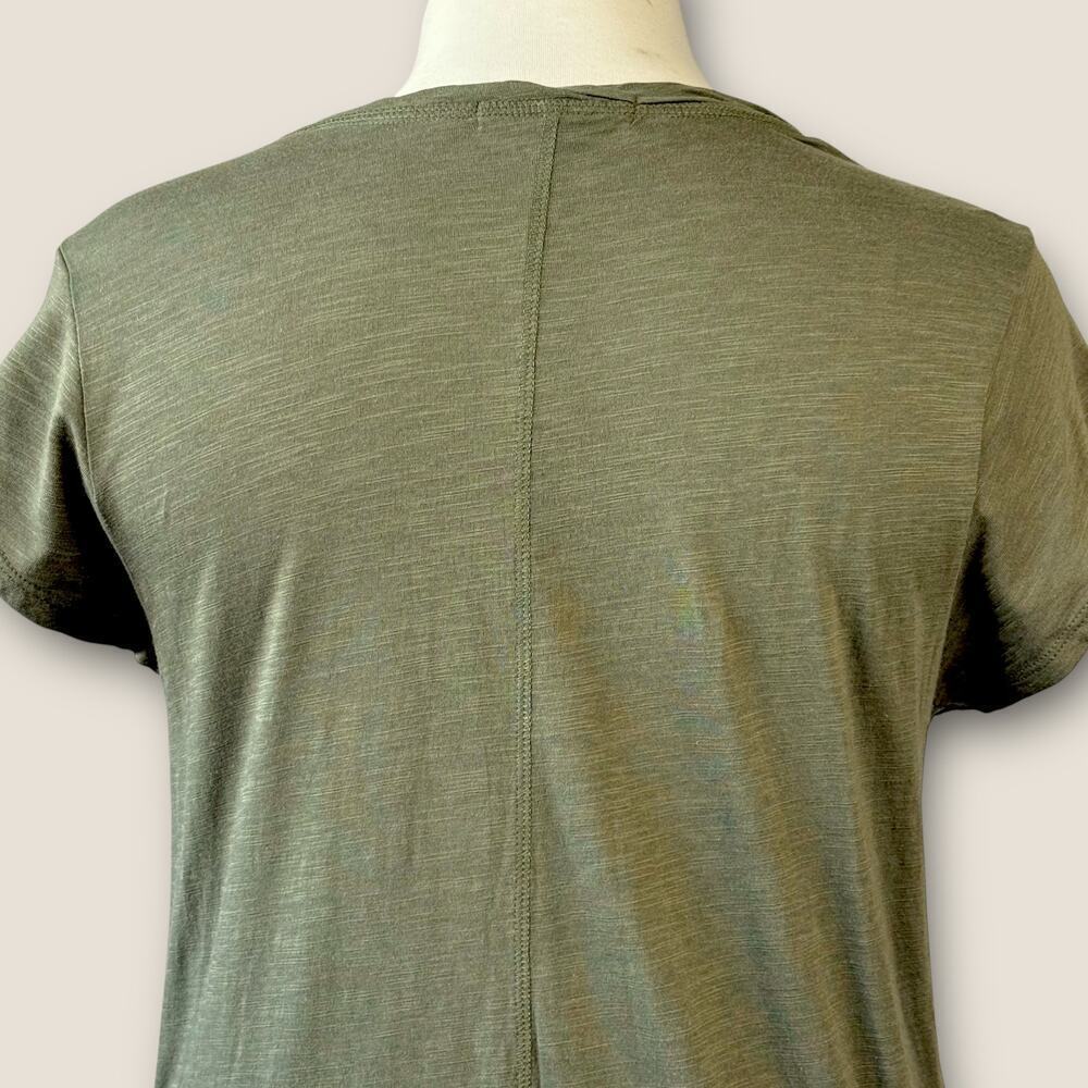 Social Standard Sanctuary Cap Short Sleeve T Shirt Top Scoop Neck Size XXL Green - Picture 9 of 13